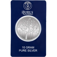 999 Purity 10 gm Banyan Tree Silver Coin 10g temper proof pack. IJSCBTC10G