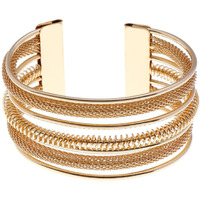 Yellow Chimes Bracelet for Women and Girls Fashion Golden Cuff Kadaa Bracelets for Women | Gold Plated Hand Cuff Kadaa Bracelet | Birthday Gift For Girls and Women. (Design 5)