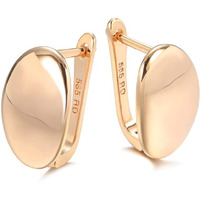 Shining Diva Fashion 18k Rose Gold Plated Latest Fancy Stylish Copper Zircon Earrings for Women and Girls (rrsd14471er)