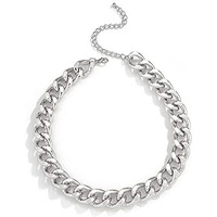 YouBella Jewellery for Women Pendant Necklace for Women & Girls (Silver)
