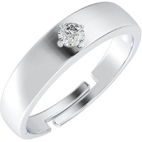 Clara Pure 925 Sterling Silver Classic Adjustable Ring Gift For Mens And Boys