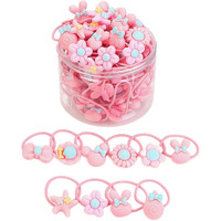 Shining Diva Fashion 70 pcs Combo Elastic Hair Bands Ties Accessories for Kids Baby Girls Women (15077hb)