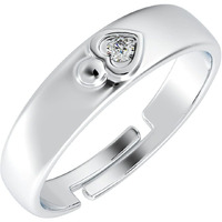 Clara Pure 925 Sterling Silver Spade Adjustable Ring Gift For Mens And Boys