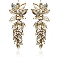 YouBella Jewellery Earrings for women Crystal Earrings for Girls and Women (Wine)