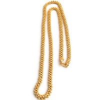 Sasitrends Brass Micro Gold Plated 1 Gram Designer Chain for Women and Girls