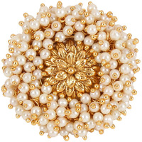 Shining Diva Fashion Gold Plated Ring for Women (Golden)(9733r)