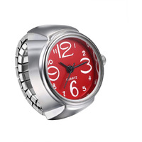 YouBella Jewellery Stylish Unisex Finger Ring Watch for Girls/Women/Men/Boys (Red)