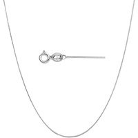 HighSpark 92.5 Sterling Silver Italian Mirror Finish Chain for Women & Girls | Mininal & Elegant Chain | Lovely Gift - Silver