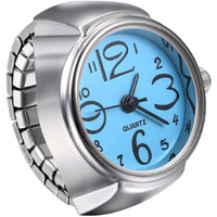 YouBella Jewellery Stylish Unisex Finger Ring Watch for Girls/Women/Men/Boys (Blue)