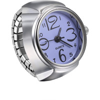 YouBella Jewellery Stylish Unisex Finger Ring Watch for Girls/Women/Men/Boys (Purple)