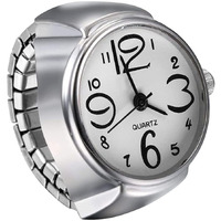 YouBella Jewellery Stylish Unisex Finger Ring Watch for Girls/Women/Men/Boys (White)