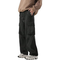 Lymio Men Cargo || Men Cargo Pants || Men Cargo Pants Cotton || Cargos for Men (Cargo-42-45) (in, Alpha, M, Black)