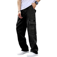 Men Jeans || Jeans for Men || Cargo Jeans (Q-08-09) (in, Numeric, 34, Black)