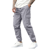 IndoPrimo Men Cargo || Men Cargo Pants || Men Cargo Pants Cotton || Cargos for Men (in, Alpha, XL, Regular, Standard, Grey)