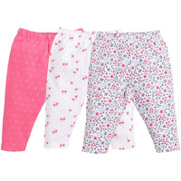 BABY GO Baby-Girl's Cotton Solid Track Pants Pack of 1 (Gobs20-2515-9/12M-Fushiaa_Fushia_9 Months-12 Months, Regular, Pink)