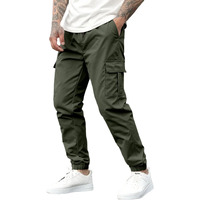 IndoPrimo Men Cargo || Men Cargo Pants || Men Cargo Pants Cotton || Cargos for Men (in, Alpha, L, Regular, Standard, Green)