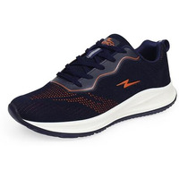 ATHCO Men's Akron Navy Orange Running Shoes_9 UK (ATHST-15)