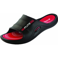 flite Men's Slides/SlipperS for Boys/Flip Flop (Red-Black, 9)