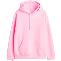 JUNEBERRY Women Sweatshirt with Hoodies, Cotton Blend Full Sleeves Jumper Women Winter Wear, Round Neck Regular Fit Long Sleeve Womens Sweatshirt, Winter Wear for Women (L) Pink