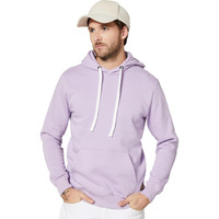 Amazon Brand - Symbol Men's Regular Fit Cotton Blend Neck Hooded Sweatshirt (AW18MNSSW02_Digital Lavender_XL)