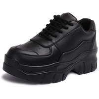 Vendoz Women Black Casual Sneaker - 38 EU