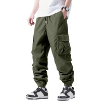 IndoPrimo Men Cargo || Men Cargo Pants || Men Cargo Pants Cotton || Cargos for Men || Men Cargo Trouser (in, Alpha, 2XL, Regular, Standard, Mahendi)