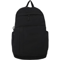 Glowic Women Backpack | Casual 20 L Backpack For Unisex Adult | Black Color Travel Backpack With Hidden Back, Side Pockets | Laptop Compartment | College Bag | School Bag | Large Size
