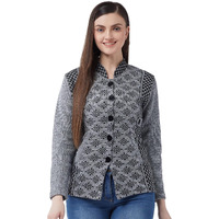PIVL Women's Long Winter Acrylic Blend Sweater_Grey_L||Winterwear||