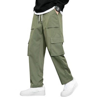 Lymio Men Cargo || Men Cargo Pants || Men Cargo Pants Cotton || Cargos for Men (Cago-22-25) (M, Green)