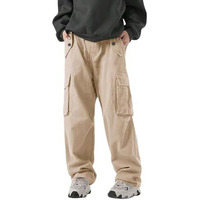 GRECIILOOKS Men's Regular Fit Trousers (GL-TP-1072_Brown_M)