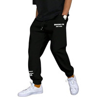 Lymio Men Joggers ||Track Pant for Men || Men Joggers || Printed Joggers (TP-42-44) (in, Alpha, XL, Black)