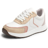 Vendoz Women Casual Shoes White Beige Sneakers - 41 EU