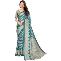 Yashika Women's Woven Printed Art Silk Saree with Unstitched Blouse Material (AZ-YS-P1-BINDU-Parent_Rama)