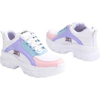 adiso Casual Sneaker Shoes for Womens/Girls (Multicolor, 6)
