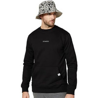 Amazon Brand - Symbol Men's Regular Cotton Blend Crew Neck Sweatshirt(SY-A22-SW-16_Jet Black_2XL_Jet Black_2XL)
