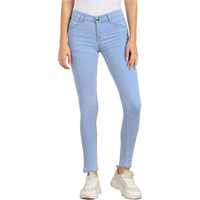 Nifty Women's Denim Stretchable Slim Fit Jeans (Jean_PLN_Sky Blue_28)