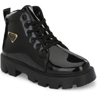 adiso High Ankle Riding Boots for Hiking & Trekking | Mild Waterproof Protection Boots for Men | Black | Size-10