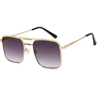 VINCENT CHASE EYEWEAR By Lenskart|Gold Pink Full Rim Square|Fashion Essentials|Branded Latest And Stylish Sunglasses|100% Uv Protected|Men & Women|Medium|Vc S15800