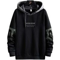 Lymio Women's Hoodies || Sweatshirt for Women || Unisex Hoodie (H-18-19) (M, Black)