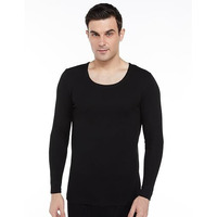 Amazon Brand - Symbol Men's Full Sleeve Thermal Top | Winter Wear | Body Warmer Vest (SYM-M-A24-THV-2000_Black_S)