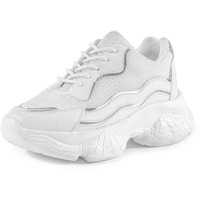 Vendoz Women Premium White Casual Shoes Sneakers - 38 EU