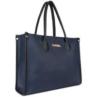 LEGAL BRIBE Womens Textured Shoulder Tote Bag (Blue)