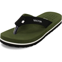 ORTHO JOY Men's Green Slippers - 8 Uk