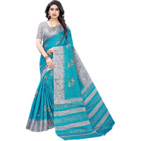 Yashika Women's Woven Art Silk Standard Length Saree (Naurta Blue