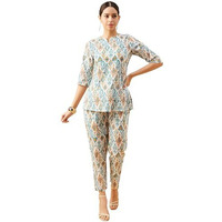 Bee M Pee Designer Pure Cotton Cord Set Pant for Women I Cord Sets Tunics for Women Stylish I Co-ord Set for Women Western