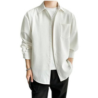 Leriya Fashion Textured Shirts for Men || Casual Shirt for Men || Shirt for Men|| Men Stylish Shirt || Men Fancy Shirt || Men Full Sleeve Shirt || Plain Shirts for Men (XX-Large, White)