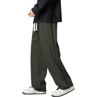 GRECIILOOKS Men's Regular Track Pants (GL-TP-1043_Green