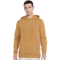Amazon Brand - INKAST Men's Cotton Neck Hooded Regular Fit Sweatshirt (INK-A23-SW-51_Mustard,OD_Large)