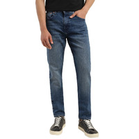 Levis Mens 512 Slim Tapered Fit Mid-Rise Jeans Navy