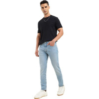 Levis Mens 512 Slim Tapered Fit Mid-Rise Jeans Light Blue